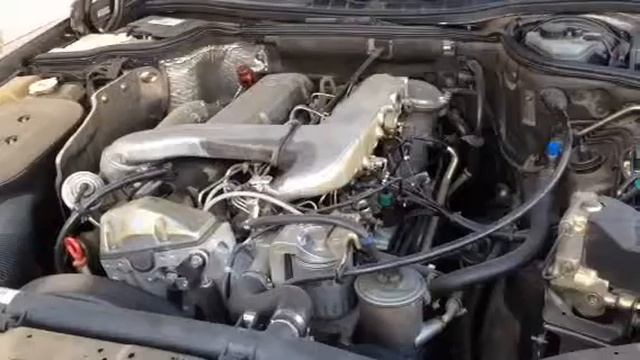 1990 Mercedes 350SD Diesel Engine Purring W126 смотреть онлайн