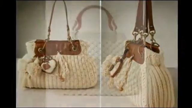 Вязаные сумки светлых тонов ТОП 10. Knitted bags light tones TOP 10 смотреть онлайн