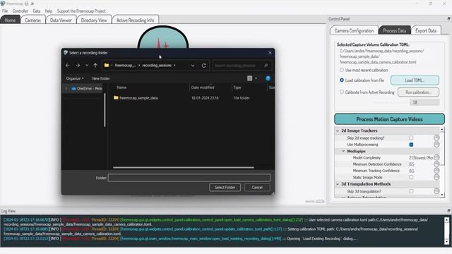 FreeMoCap Pre-recorded Videos Tutorial