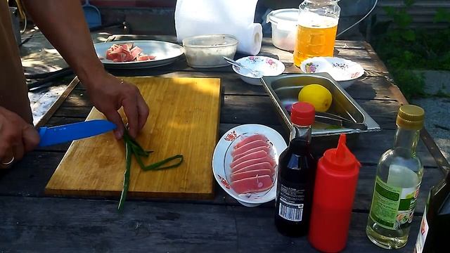 ★ Татаки из тунца.Tuna tataki.🐟 | Кулинарный Клуб. смотреть онлайн
