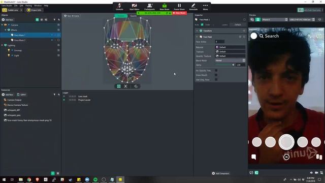 Snapchat Lens Studio Tutorial - Behavior Script смотреть онлайн