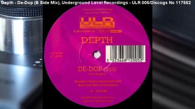 Depth - De Dop (B Side Mix) (1992) смотреть онлайн