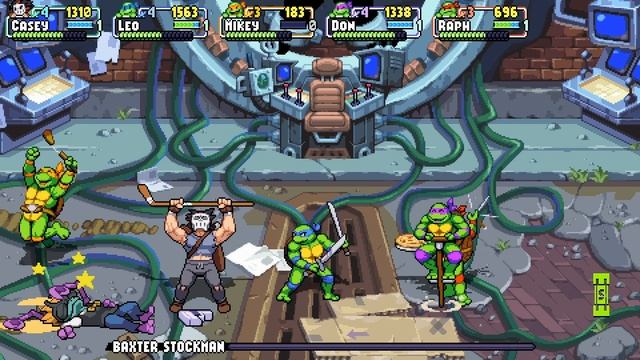 Teenage Mutant Ninja Turtles : Shredder's Revenge "All Bosses" смотреть онлайн