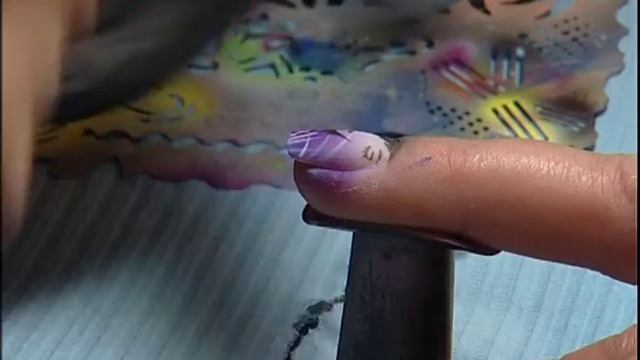 Magnetic Nail Design Airbrush Demo смотреть онлайн
