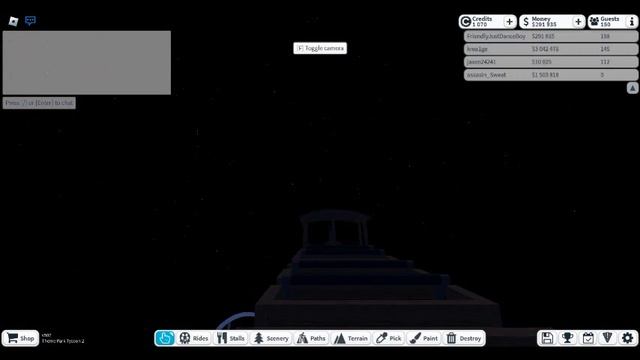 [Theme Park Tycoon 2] Mine Runaway Back Seat POV at Neon Zone смотреть онлайн