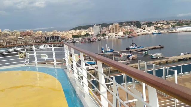 Costa Diadema Cruise ship - running track смотреть онлайн