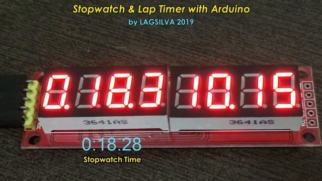Stopwatch and Lap Timer with Arduino смотреть онлайн