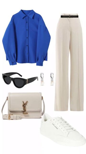 Ysl outfits🤍💙💎 смотреть онлайн