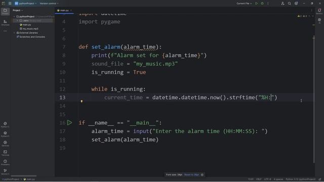 Let's code an ALARM CLOCK in Python! ⏰ смотреть онлайн
