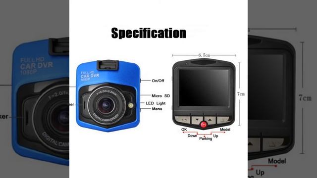 Надежный регистратор Novatek Dash Cam GT300 Mini Car DVR смотреть онлайн