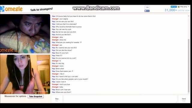 Shemale Prank On Omegle