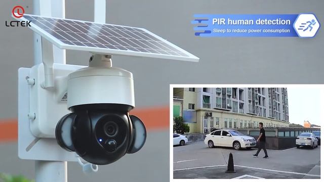 LCLCTEK S05 4G/WIFI Mini Solar Battery PTZ Camera смотреть онлайн