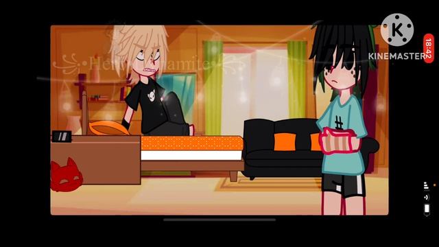 •midoriya wakes up bakugou• Part 3 of bakugou,midoriya and eri meet a karen смотреть онлайн