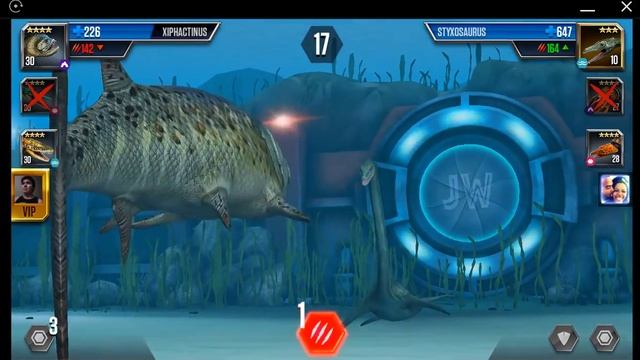 Jurassic World: The Game - Aquatic Player Duel Battle 186 смотреть онлайн