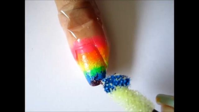 Neon Rainbow Zebra Nails смотреть онлайн