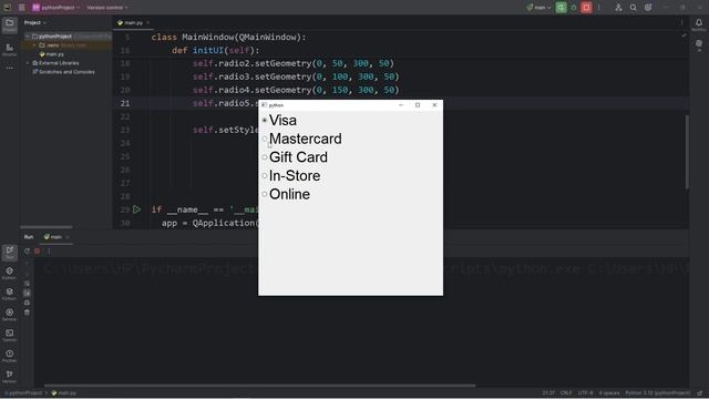 Python PyQt5 RADIO BUTTONS are easy! 🔘 смотреть онлайн