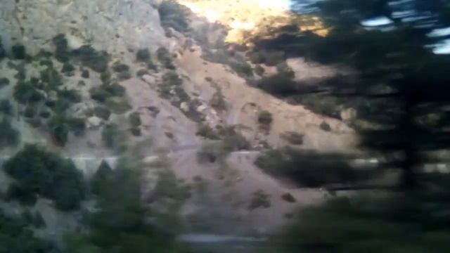 Съемка из автобуса Новый Свет - Судак смотреть онлайн