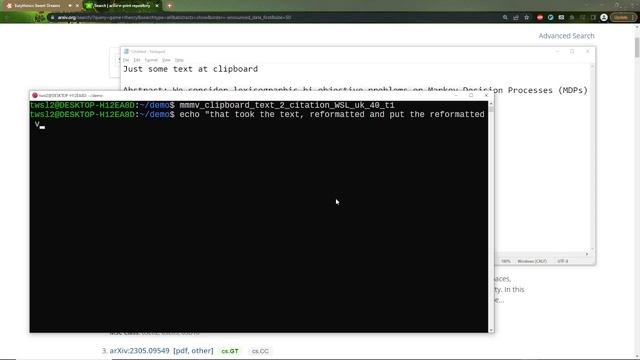 Bash + text Formatting Utility "par" for Formatting Citations at Clipboard смотреть онлайн