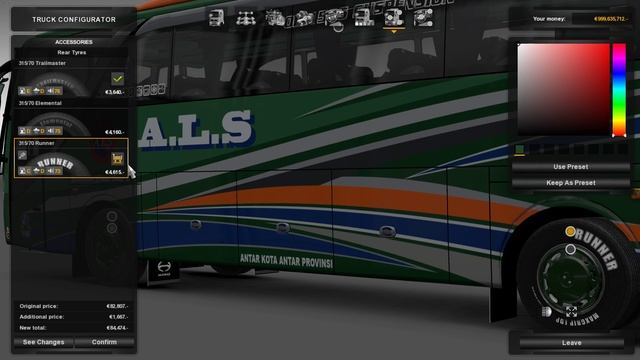 ALS Jetbus Setra - ETS2 - Review Mod EP3 Mhusni смотреть онлайн