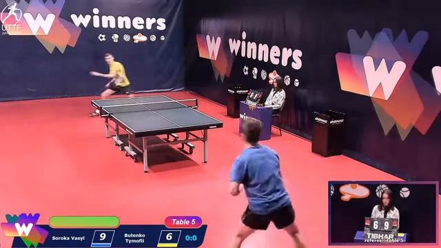 WINners League 25.10.2021 Soroka V. - Butenko T. 16:15 смотреть онлайн
