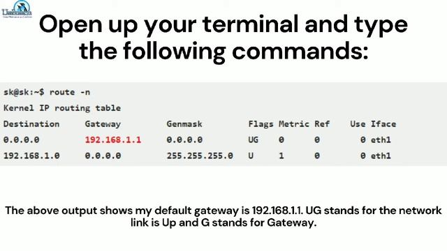 Find Default gateway In Linux смотреть онлайн