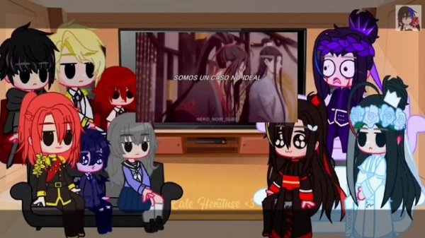 MDZS react to Wei Wuxian As // MDZS and TCF AU // A-Yuan_el_rabanito 🤧✨😊