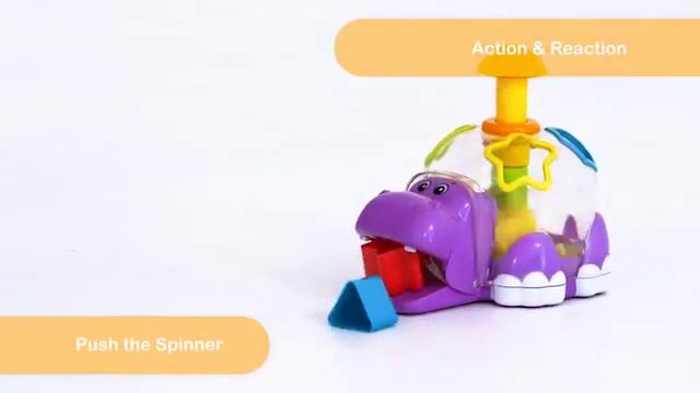 Playgro Hippo Spin & Sort смотреть онлайн