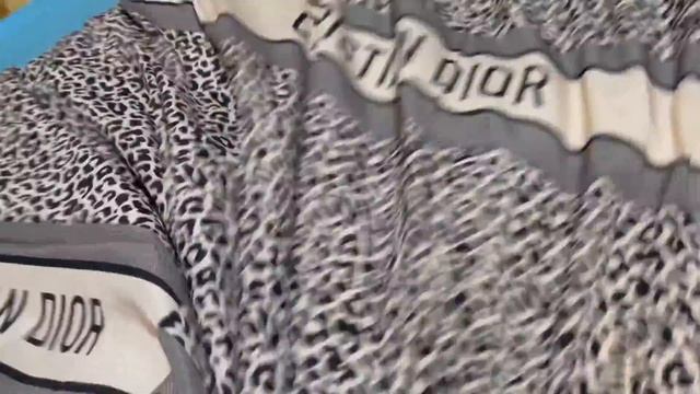 Leopard print and logo fabric смотреть онлайн