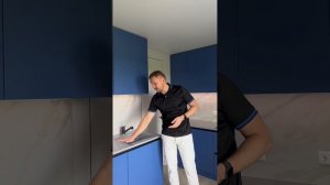 Обзор нашей кухни с фасадами из эмали