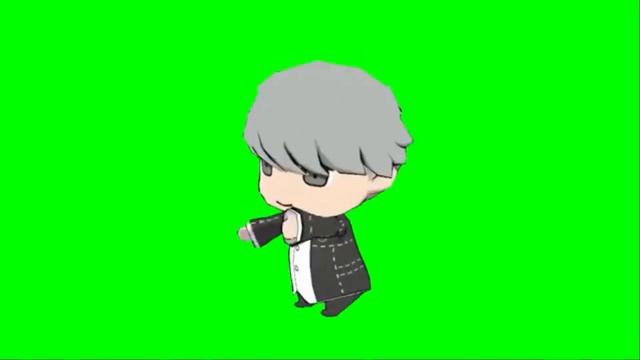Chibi Yu Narukami Dancing Green Screen- Check Description смотреть онлайн