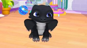 Мультфильм - забота о чёрном дракончике