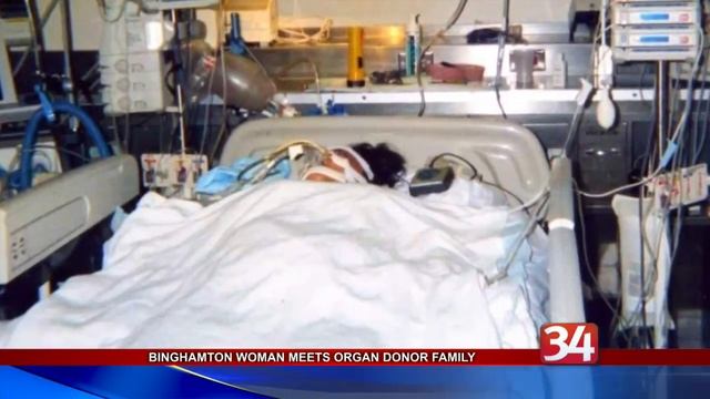 Binghamton woman meets organ donor family 15 years after transplant смотреть онлайн
