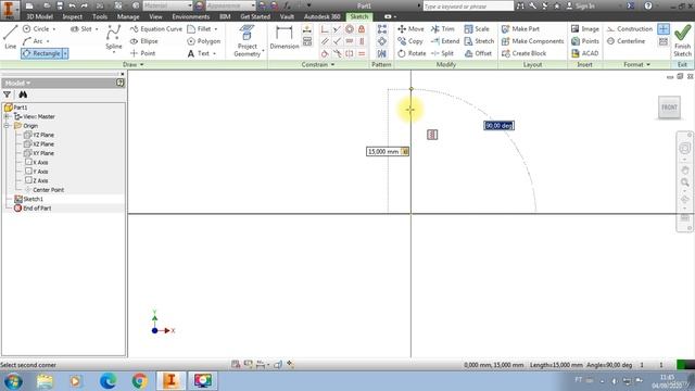 2 - Creating a Sketch смотреть онлайн