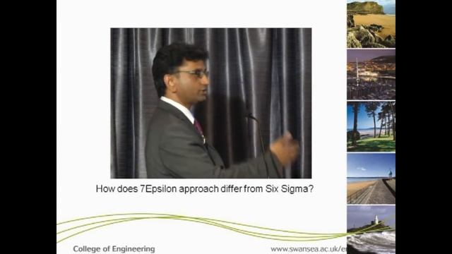 QA1 - '7 Epsilon: Beyond Six Sigma Thinking' Videos - Dr. Rajesh Ransing, Swansea University, UK смотреть онлайн