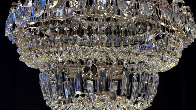 Хрустальная люстра "Водопад" смотреть онлайн
