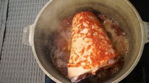 РУЛЬКА В КАЗАНЕ С КАРТОФЕЛЕМ | ВКУСНОДЕЛ