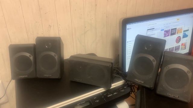 Creative T5900 колонки. Видео для авито. смотреть онлайн