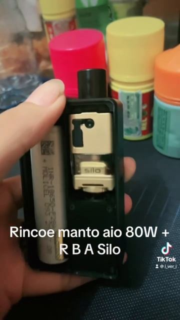 Rincoe manto aio 80W pakai rba silo 👂👄 #gacor #vape смотреть онлайн