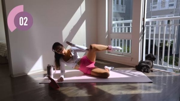 01 - Day 1 - 1 Month Pilates Plan ⧸⧸ 10MIN inner thighs & lower ab burn ⧸⧸ no equipment or repeats