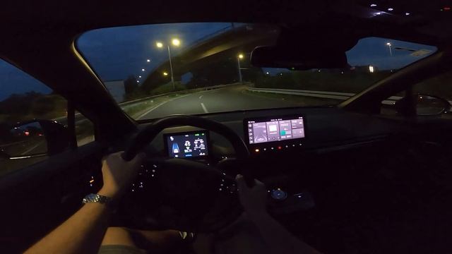 2022 MG 4 (64 kW, 204 HP) Night POV Test ride (Great range) CARiNIK смотреть онлайн