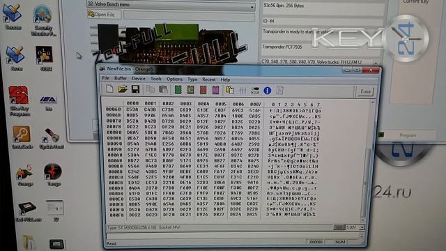 Zed-FULL - EEProm - Volvo V70 1998 (программирование ключа) смотреть онлайн