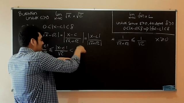Pembuktian Limit Fungsi Akar x Dengan Definisi Limit Epsilon Delta смотреть онлайн