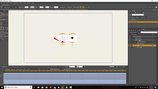 Moho Pro Eyeball Rig смотреть онлайн
