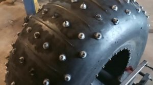 Колеса низкого давления на пневмоход , делаю протектор из полиуретана.