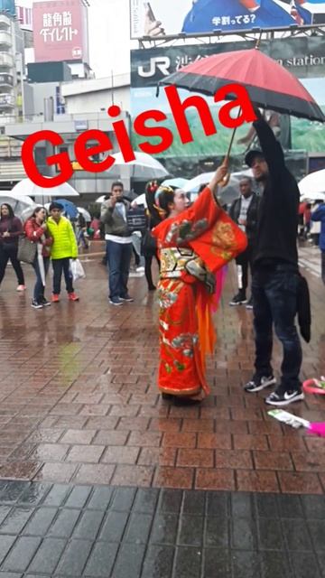 geisha in shibuya tokyo #shorts смотреть онлайн