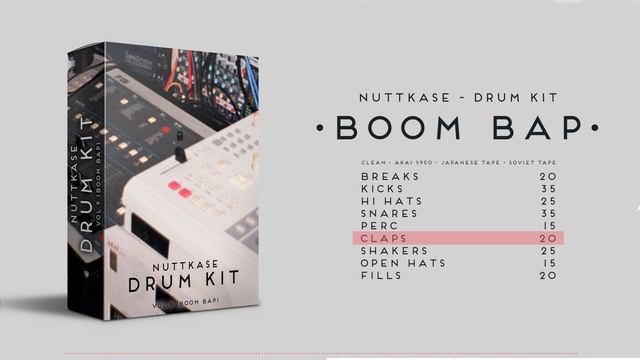 Nuttkase - Drum Kit Vol.9 (Boom Bap) смотреть онлайн