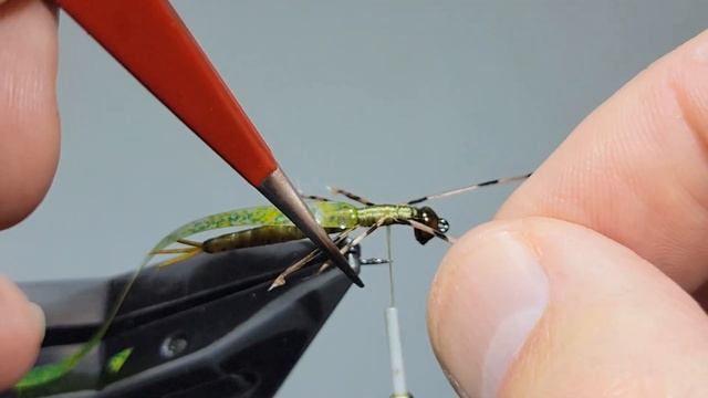 The ULTIMATE Fishable Realistic Damselfly Larva Fly (Tying Tutorial) смотреть онлайн