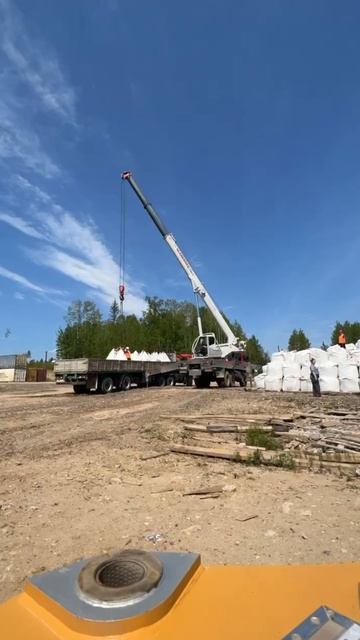 Автокран Челябинец за работой смотреть онлайн