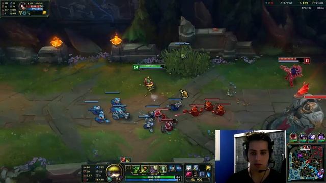 TEEMO VS IRELIA - QUERO VER AGUENTAR ESSE INFERNO NA LANE - league of legends смотреть онлайн