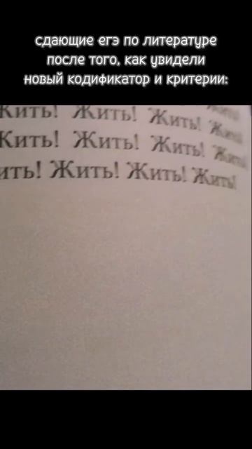 Сдающие ЕГЭ по литературе после того, как увидели новый кодификатор и критерии смотреть онлайн